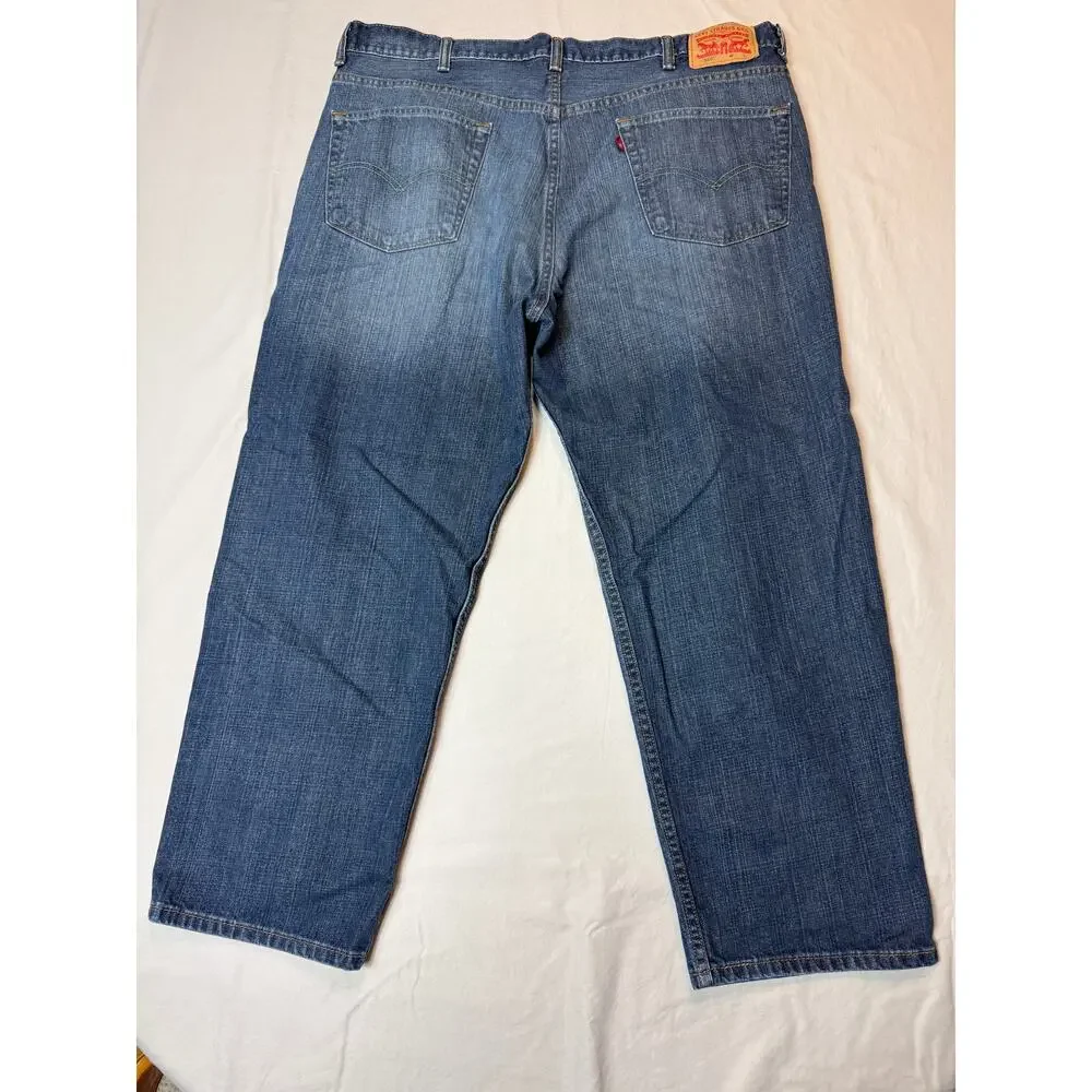 Levi’s 550‎ 44x29 Relaxed Fit Jeans Medium Wash Denim